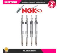 90828 4 Candelette preriscaldamento (MARCA NGK)..