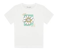 90angle8 T Shirt Donna Cotone Bianca Maglia Manica Corta Taglia Unica M Stampata Summer Flower Today Is Always The Best Day Verde Lamina