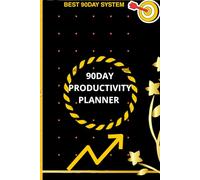 90Day productivity planner: Daily& weekly Goal planner with habit tracker for focus, time management and personal Growth