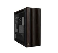 ASUS ProArt PA602 Walnut Wood TG PWM MODERN BLACK, Case Gaming E-ATX in Legno e Vetro Temperato, Ventole da 140 mm e 200 mm, Rilevatore di Polvere IR, Presa d’aria Laterale, 5 Porte USB, Nero