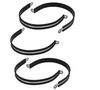 90mm Dia EPDM Rubber Lined P Clips Cable Hose Pipe Clamps Holder 5pz