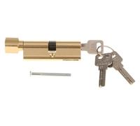 90mm Lock with Thumb Turn Zinc Alloy Brushed Lock Core | Euro Profile , for Lock