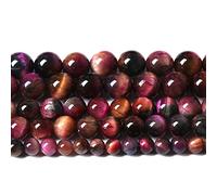 90pcs 4mm Top 3A Naturale Occhio di Tigre Perline per la creazione di gioielli Rose Red Starry Sky Tiger Eye Stone Round Loose Beads DIY Bracciale Collana Orecchini