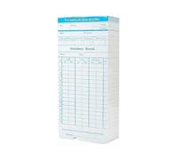 90Pcs/Pack Time Cards Monthly Time Cards 2 Dimensions 18 8.4Cm for Employees Attendance Time Recorder Clock