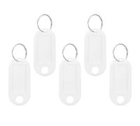 90pcs Plastic Keychain ID Tags Name Label Language Number Mark Classification Tag Per Uffici