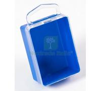 90PZ SCATOLA PLASTICA CM 50X30X70 H AZZURRA: