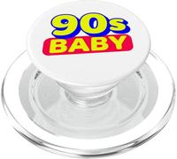 90s Baby Retro Vibes Bold Color Throwback Design PopSockets PopGrip per MagSafe
