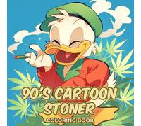 90's Cartoon Stoner Coloring Book: 50 Unique Retro-Inspired Pages for Creative Fun and Mindful Escape, A Perfect Holiday and Birthday Gift for Adults ... Humor, Groovy Art, and Festive Seasonal Vibes