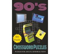 90's Crossword Puzzles: Crossword Puzzles with Easy to Read Print about Beepers , Dot-com, Boybands and More | 6x9 inches, 110 pages | 50+ puzzles ... Gift for Vacations, Holidays and Free Times