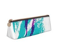 90'S Cup Design Stampa Triangolo Borsa di cancelleria in pelle -Cosmetic Bag, bianco, Taglia unica, Organizer per borse