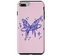 90s Cyber Butterfly che si scioglie nello spazio con le stelle Custodia per iPhone 7 Plus/8 Plus
