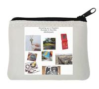 90's Easter Europe Starter Pack Funny Meme Neoprene portamonete 10x11cm Bianco
