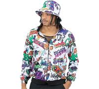 90s Hip Hop Graffiti Jacket - L