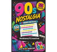 90s Nostalgia: Wordsearch | Retro | Brain games | Puzzle Book