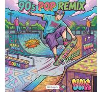 90s Pop Remix A Nostalgic Coloring Book with Vintage Style & Fun Patterns: Featuring Retro Fashion, Skate Culture, Old-School Trends, and Playful 1990s Vibes