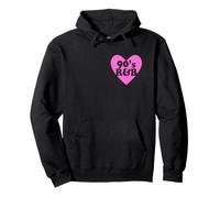 90's R&B Love Heart Rnb Music Felpa con Cappuccio