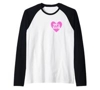 90's R&B Love Heart Rnb Music Maglia con Maniche Raglan
