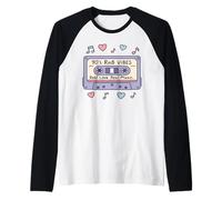 90s Rnb Vibes Cassette - Retro Music Nostalgia Rnb Cassette Maglia con Maniche Raglan