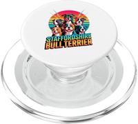 90s Vintage Staffordshire Bull Terrier Staffy Terriers PopSockets PopGrip per MagSafe