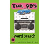 90's WORD PUZZLE BOOK: Word Searches With easy to read print about The 1990's | 6x9 inches, 110 pages | Great for Vacations, Holidays and Free Time