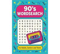 90's Word Search Puzzle Book: Word Searches with Easy to Read Print about 90's, Nostalgia ,Pop Culture, and More | 6x9 inches, 110 pages | 50+ Puzzles… Gift for Vacations, Holidays and Free Times