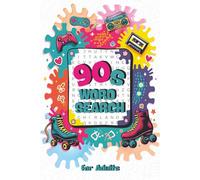 90s Word Search Puzzle Book: Word Searches with Easy-to-Read Print About the 90s - Featuring Music, Movies, Slang, Toys & More | 6x9 inches, 100 pages ... for Holidays, Vacations, Adults and Teens