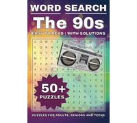 90s Word Search Puzzle Book: Word Searches with Easy to Read Print about the 90s, their lifestyle and more | 6x9 inches, 110 pages | 50+ Puzzles ... Gift for Vacations, Holidays and Free Times