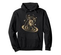 90s Y2K Cat Headphones Stars Silly Grunge Vintage Graphic Felpa con Cappuccio