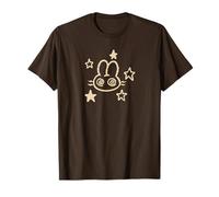 90s Y2K Mad Rabbit Lepre Bunny è confuso sotto Starry Maglietta