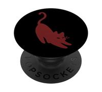 90s Y2K Stanco Stretching Cat Cat PopSockets PopGrip Adesivo