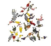 90X Ho-Scale All-Seated Personaggi che Sta Seduto Passeggeri Diverse Pose 1:87