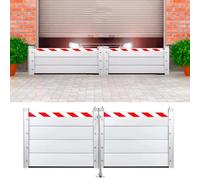 90x60cm Barriera Antiallagamento per Porta Garage e Casa - Sistema di Difusa in Alluminio Riutilizzabile con Guarnizione, Sicurezza Totale contro Allagamenti (Misure Personalizzate)