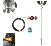 91.4cm Alto Fai da Te Cortile LP Gas Torcia Ciotole Durata Warr 316 Inossidabile