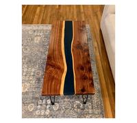 91.4cm x 50.8cm Resina Epossidica Table Top Rettangolare Legno Design Vivente Da