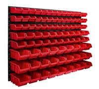 91 scatole impilabili mensola portautensili parete plastica 3 colori Tool Wall