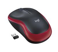 910-002237 Logitech Wireless Mouse M185, RF Wireless, Alkaline, Red 833005 ALKAL