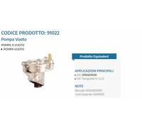 91022 MEAT &AMP; DORIA Pompa vuoto VOLKSWAGEN CRAFTER 30-35 Bus (2E_)