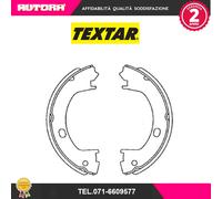 Kit ganasce, Freno stazionamento 91071900 TEXTAR per CHRYSLER DODGE