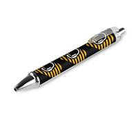 911 Dispatcher - Penna a sfera con stampa a forma di bandiera degli Stati Uniti, retrattile, colore nero, punta fine, 0,5 mm, 1/2/4 pezzi