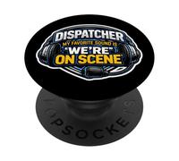 911 Emergency Dispatcher Il mio suono preferito è che siamo sulla scena PopSockets PopGrip Adesivo