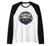 911 Emergency Dispatcher La Voce Calma nella Tempesta Prima Maglia con Maniche Raglan