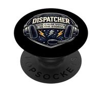 911 Emergency Dispatcher La voce calma nella tempesta prima PopSockets PopGrip Adesivo