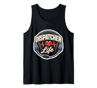 911 Emergency Dispatcher Life First Responder Heartbeat Fun Canotta