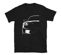 911 Mens - Maglietta da Corsa Sportiva per Auto GT 3 RS '22 Luxury Maglietta Modern Design, Nero, M