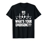 911 Qual è la tua emergenza? Dispatcher di emergenza divertente Maglietta