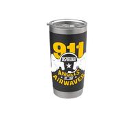 911 Spedizionieri Angelo Della Pubblica Sicurezza 911 Dispatcher Bicchiere termico in acciaio inox doppia parete