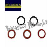 9112 - CUSCINETTI E PARAOLI RUOTA POSTERIORE HONDA 125 CR - 250 CR R