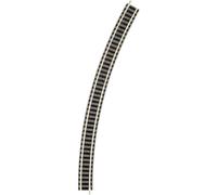 9135 N Fleischmann piccolo (con massicciata) Binario curvo 30 ° 430 mm 1 pz.
