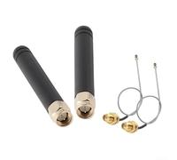 915 MHz per antenna LoRa 2dBi per IPEX per SMA RF assemblaggio cavi connettore, compatibile con ESP32 LoRa32U4 II e Cubecell schede per progetti di comunicazione wireless, ABS e metallo