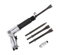 9150 9190 9250 Martello pneumatico professionale Pala pneumatica portatile Piccole pale a gas Rust Remover Utensili pneumatici con 4 scalpelli(Model-TR9190)